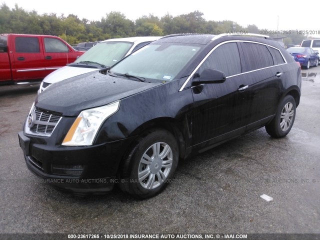 3GYFNAEYXAS563769 - 2010 CADILLAC SRX LUXURY COLLECTION BLACK photo 2