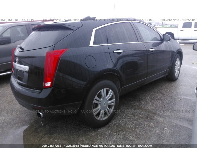 3GYFNAEYXAS563769 - 2010 CADILLAC SRX LUXURY COLLECTION BLACK photo 4