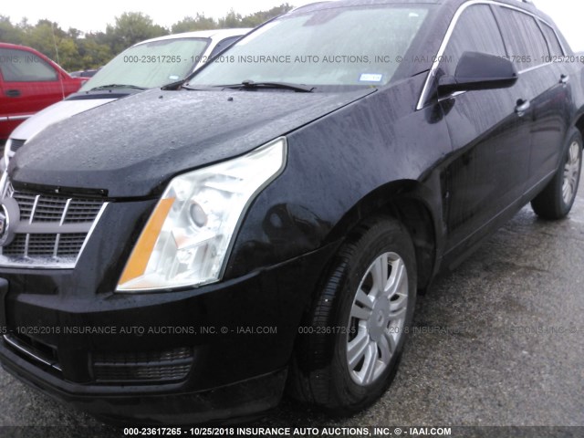 3GYFNAEYXAS563769 - 2010 CADILLAC SRX LUXURY COLLECTION BLACK photo 6