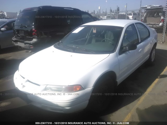 1B3EJ46X8XN623329 - 1999 DODGE STRATUS WHITE photo 2