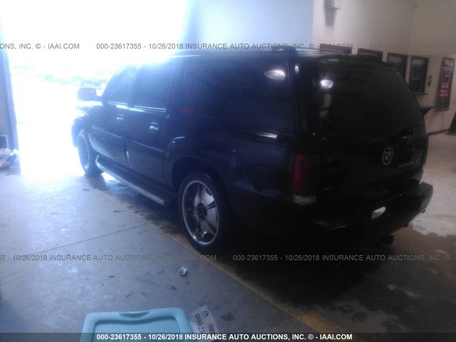 3GYFK66N43G259014 - 2003 CADILLAC ESCALADE ESV BLACK photo 3