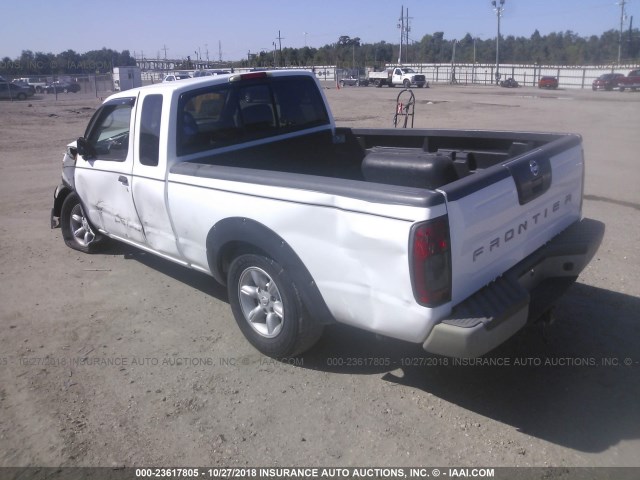 1N6DD26S82C385235 - 2002 NISSAN FRONTIER KING CAB XE WHITE photo 3