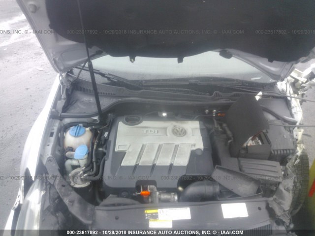 WVWDM7AJ3DW099986 - 2013 VOLKSWAGEN GOLF 银色 照片 10