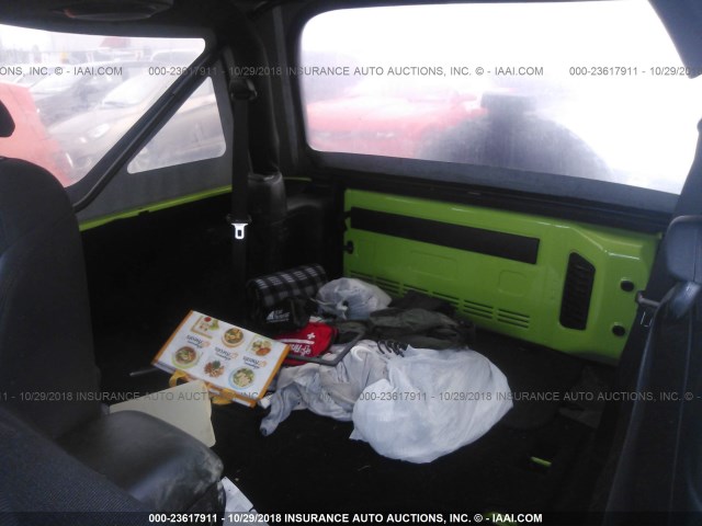 1C4AJWAG7DL543088 - 2013 JEEP WRANGLER SPORT GREEN photo 8