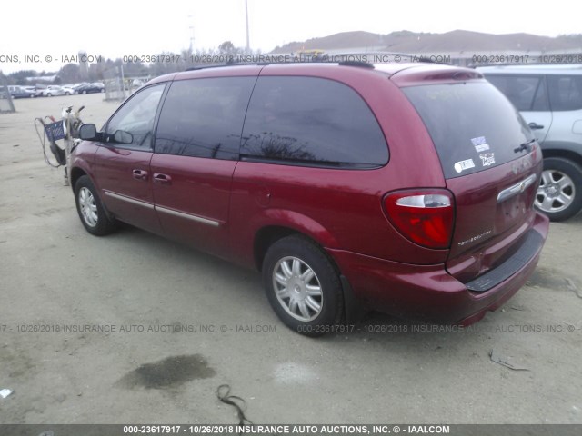 2A4GP54L67R295711 - 2007 CHRYSLER TOWN & COUNTRY TOURING RED photo 3