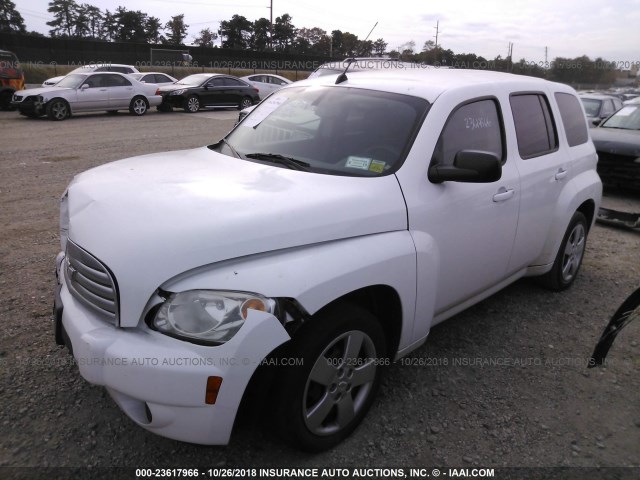 3GNBAAFW9BS532048 - 2011 CHEVROLET HHR LS Blanco foto 2