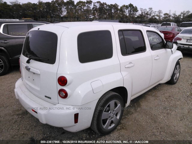 3GNBAAFW9BS532048 - 2011 CHEVROLET HHR LS Blanco foto 4