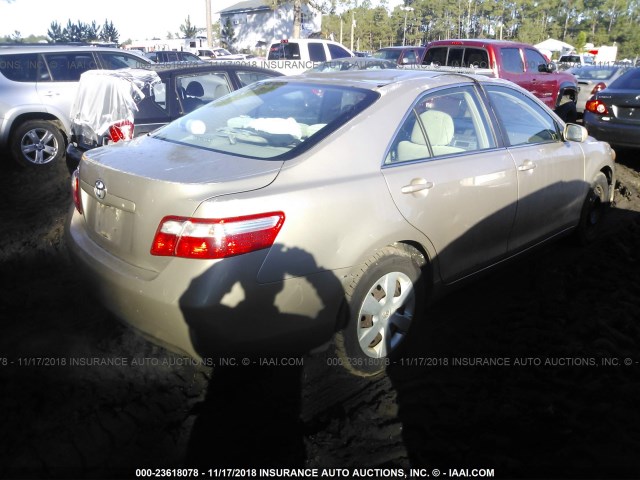 4T1BE46KX8U224659 - 2008 TOYOTA CAMRY CE/LE/XLE/SE GOLD photo 4