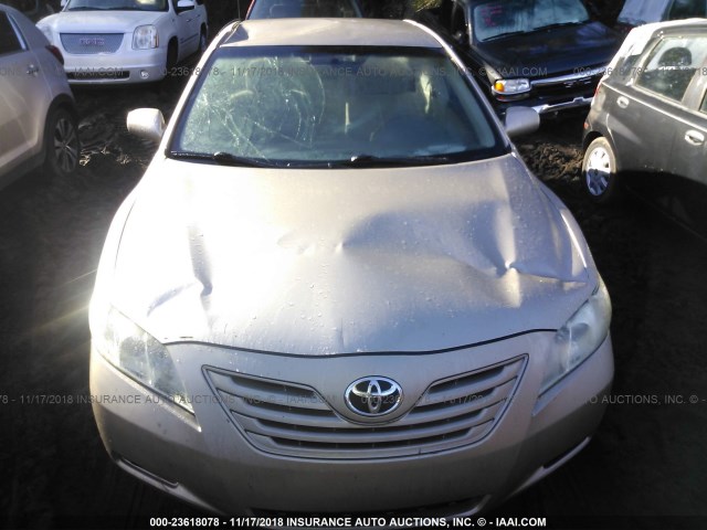 4T1BE46KX8U224659 - 2008 TOYOTA CAMRY CE/LE/XLE/SE GOLD photo 6