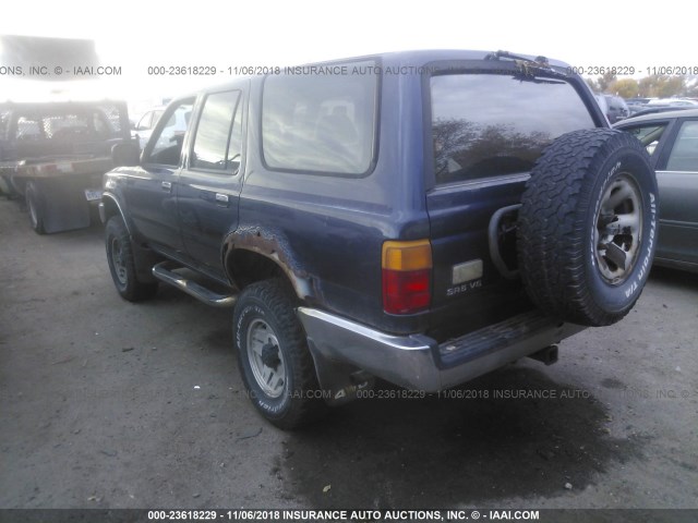 JT3VN39W8L8003822 - 1990 TOYOTA 4RUNNER VN39 SR5 蓝色 照片 3