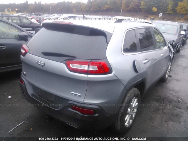 1C4PJMCB0EW151764 - 2014 JEEP CHEROKEE LATITUDE GRAY photo 4