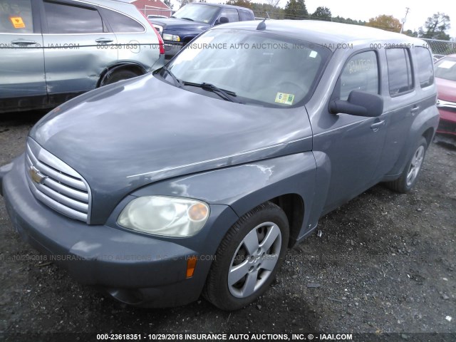 3GNCA13B29S625543 - 2009 CHEVROLET HHR LS Gris foto 2