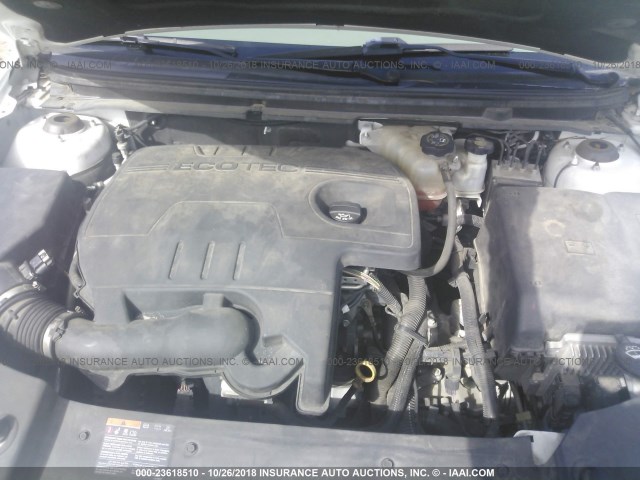 1G1ZA5EU3CF295716 - 2012 CHEVROLET MALIBU LS 白色 照片 10