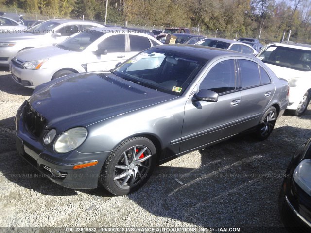 WDBUF87X47X217343 - 2007 MERCEDES-BENZ E 350 4MATIC GRAY photo 2