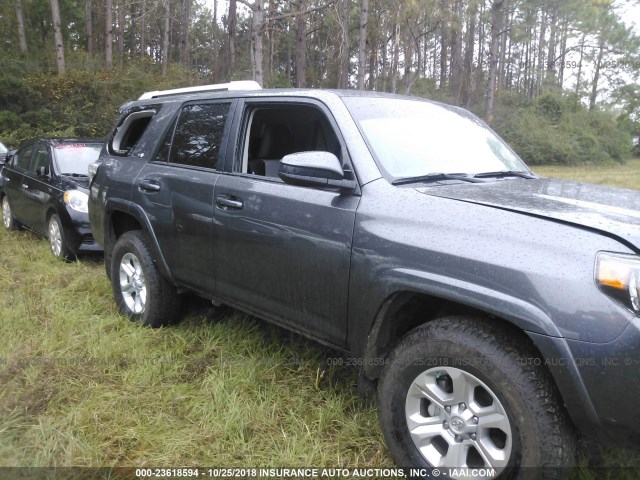 JTEBU5JR7J5537987 - 2018 TOYOTA 4RUNNER SR5 PREM/LTDL/TRAIL/TRD GRAY photo 6