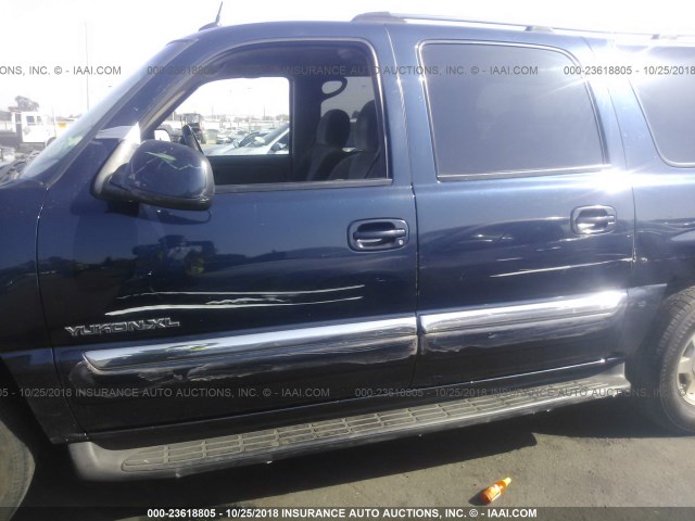 3GKEC16T64G314729 - 2004 GMC YUKON XL C1500 Dark Blue photo 6