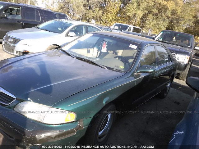 1YVGF22C8X5848022 - 1999 MAZDA 626 ES/LX GREEN photo 2