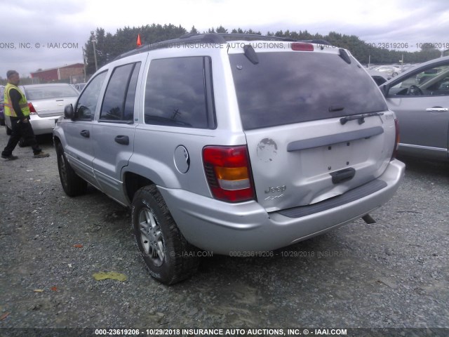 1J4GW48S34C238126 - 2004 JEEP GRAND CHEROKEE LAREDO/COLUMBIA/FREEDOM 银色 照片 3