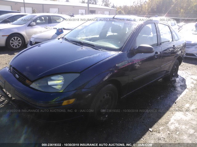 1FAFP33P93W224410 - 2003 FORD FOCUS LX BLUE photo 2