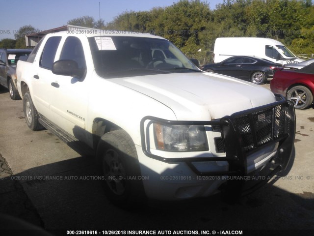 3GNEC12027G321440 - 2007 CHEVROLET AVALANCHE C1500 WHITE photo 1