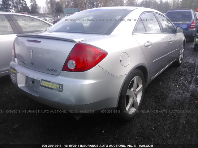 1G2ZM551464284166 - 2006 PONTIAC G6 GTP SILVER photo 4