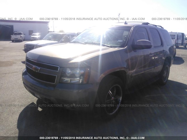 1GNFK13077R201011 - 2007 CHEVROLET TAHOE K1500 BROWN photo 2