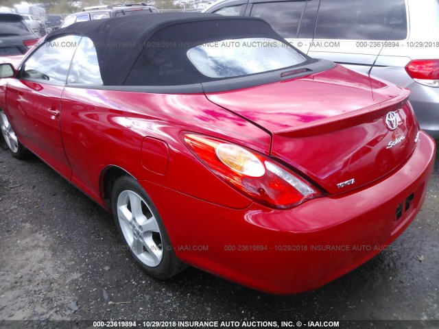 4T1FA38P36U072222 - 2006 TOYOTA CAMRY SOLARA SE/SLE Qırmızı foto 3