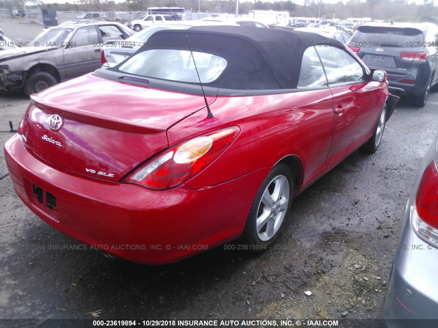 4T1FA38P36U072222 - 2006 TOYOTA CAMRY SOLARA SE/SLE Qırmızı foto 4