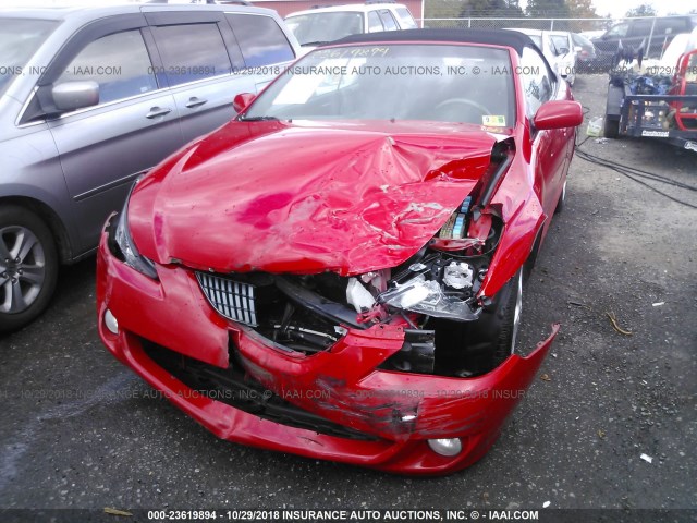 4T1FA38P36U072222 - 2006 TOYOTA CAMRY SOLARA SE/SLE Qırmızı foto 6