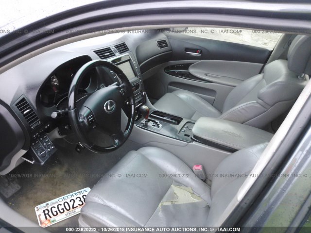 JTHCH96S660004130 - 2006 LEXUS GS GENERATION 200 300 GRAY photo 5