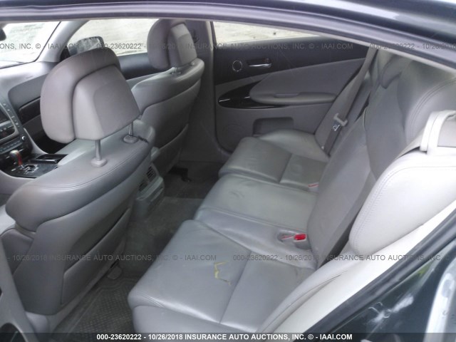 JTHCH96S660004130 - 2006 LEXUS GS GENERATION 200 300 GRAY photo 8