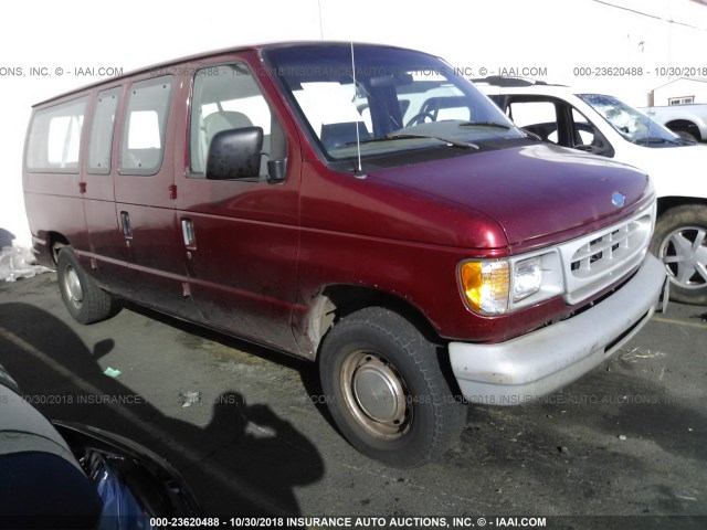 1FMEE1124VHB61436 - 1997 FORD ECONOLINE E150 RED photo 1