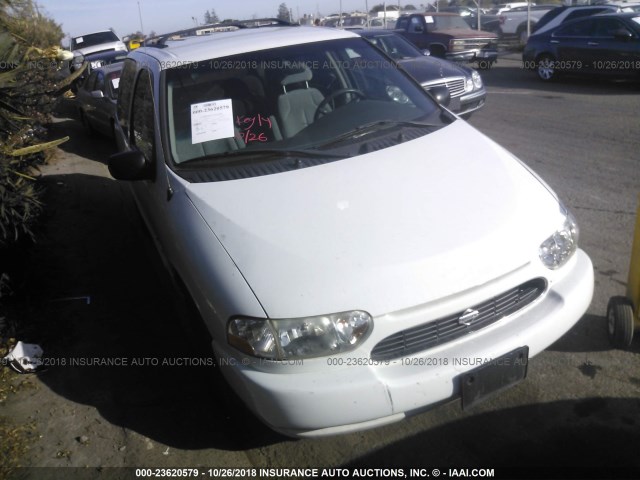 4N2XN11T7YD842978 - 2000 NISSAN QUEST SE/GLE/GXE WHITE photo 1