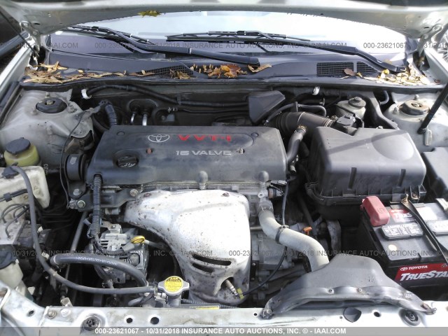 4T1BE32K23U226589 - 2003 TOYOTA CAMRY LE/XLE/SE SILVER photo 10