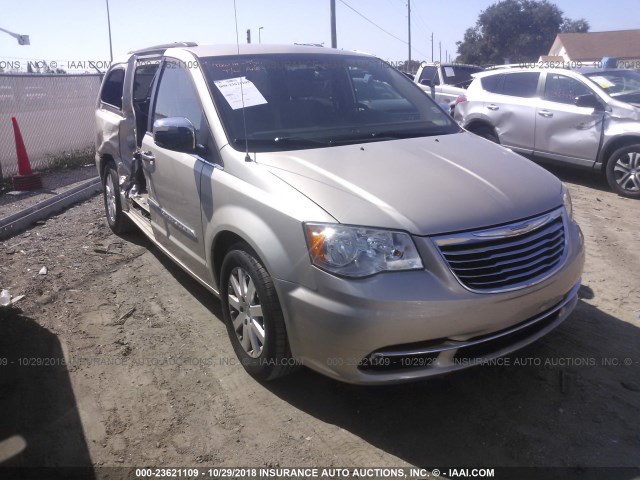 2C4RC1CGXCR376003 - 2012 CHRYSLER TOWN & COUNTRY TOURING L GOLD photo 1
