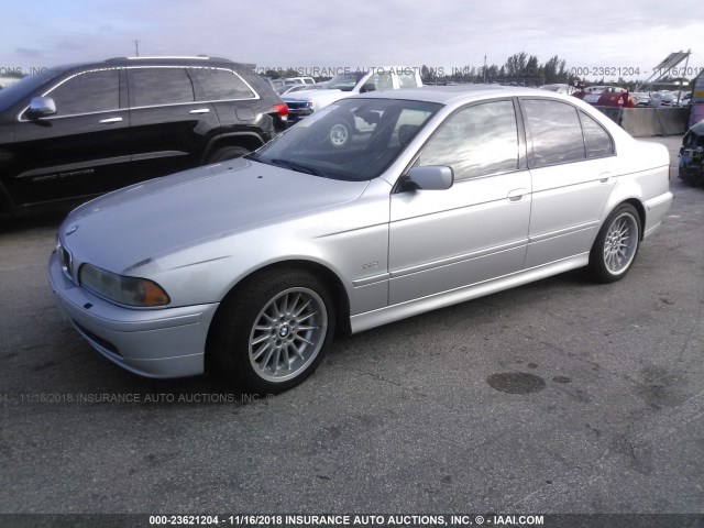 WBADN63482GN85762 - 2002 BMW 540 I AUTOMATIC SILVER photo 2