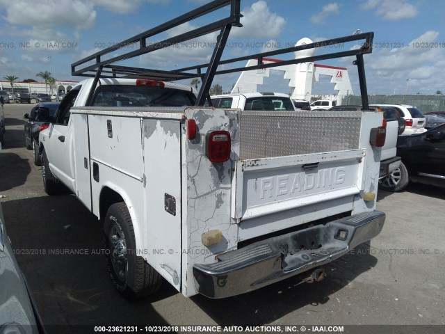 3D7KR26C86G190720 - 2006 DODGE RAM 2500 ST/SLT 白色 照片 3