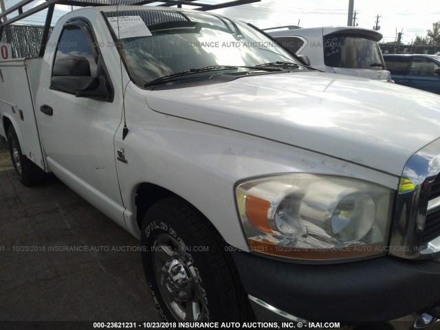 3D7KR26C86G190720 - 2006 DODGE RAM 2500 ST/SLT 白色 照片 6