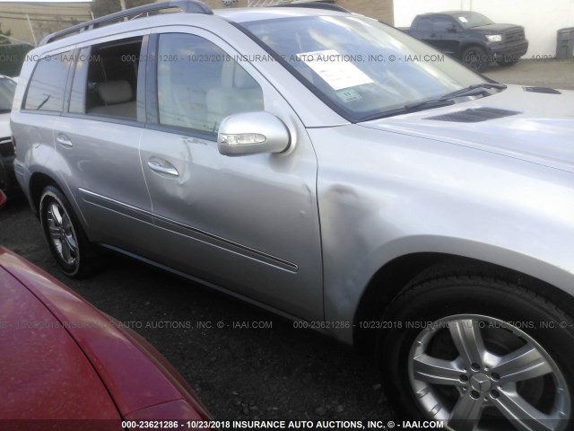 4JGBF71E97A137142 - 2007 MERCEDES-BENZ GL 450 4MATIC SILVER photo 6