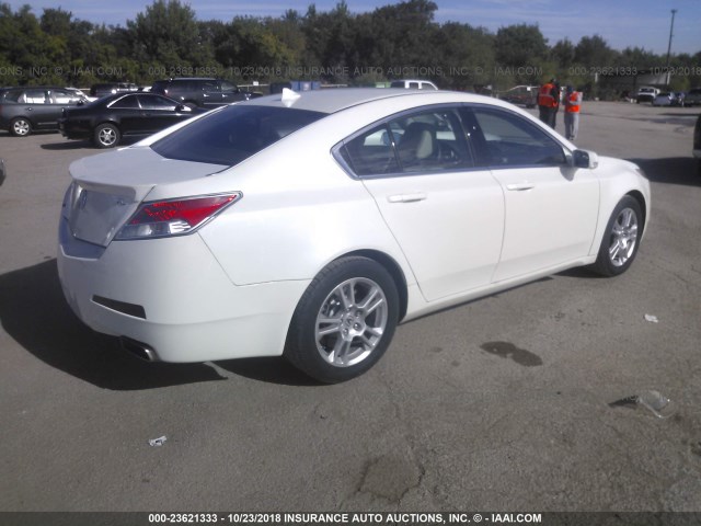 19UUA8F23BA006038 - 2011 ACURA TL WHITE photo 4