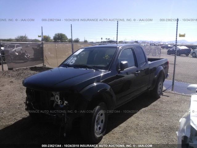 1N6BD0CT8DN740596 - 2013 NISSAN FRONTIER S/SV BLACK photo 2