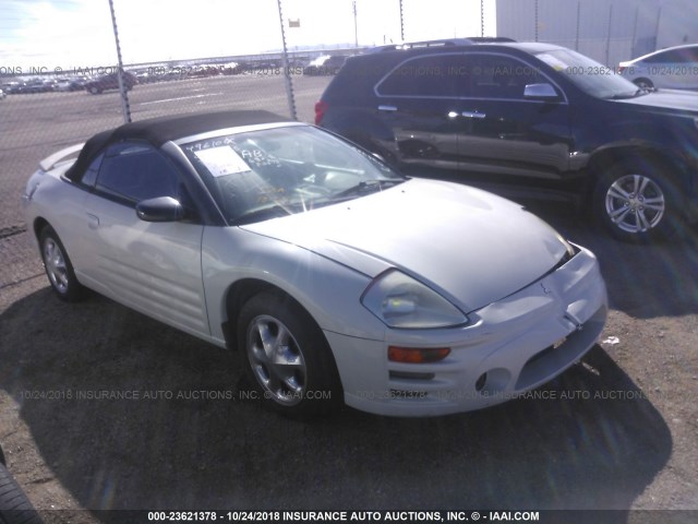 4A3AE45G63E021989 - 2003 MITSUBISHI ECLIPSE SPYDER GS 白色 照片 1