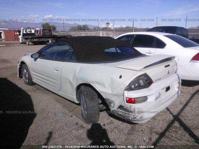 4A3AE45G63E021989 - 2003 MITSUBISHI ECLIPSE SPYDER GS 白色 照片 6
