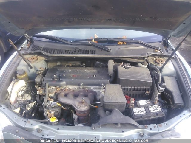 4T1BE46K37U542668 - 2007 TOYOTA CAMRY NEW GENERAT CE/LE/XLE/SE GREEN photo 10