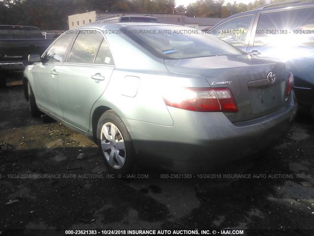 4T1BE46K37U542668 - 2007 TOYOTA CAMRY NEW GENERAT CE/LE/XLE/SE GREEN photo 3