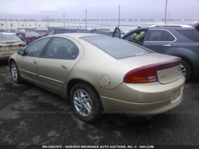 2B3HD46R9YH136771 - 2000 DODGE INTREPID GOLD photo 3