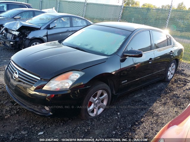 1N4CL21EX9C146675 - 2009 NISSAN ALTIMA HYBRID BLACK photo 2