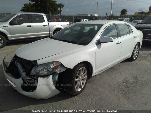 1G1ZE5EB0A4152296 - 2010 CHEVROLET MALIBU LTZ 白色 照片 2