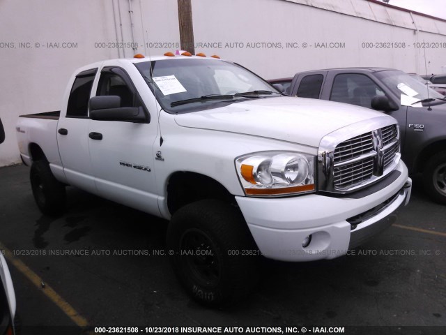 3D7KS28C76G244364 - 2006 DODGE RAM 2500 ST/SLT/LARAMIE თეთრი ფოტო 1