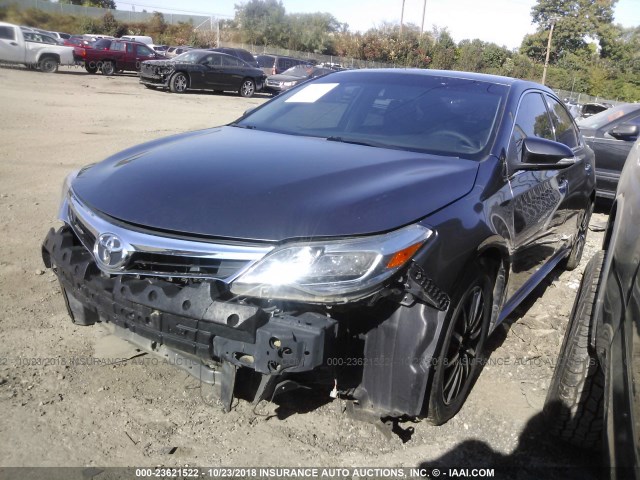 4T1BK1EB0FU145524 - 2015 TOYOTA AVALON XLE/PREMIUM/TOURING/LTD GRAY photo 2